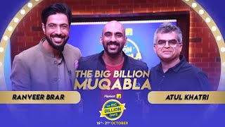 Flipkart Big Billion Muqabala | Episode 10: Ranveer Brar vs Atul Khatri | Sahil Khattar