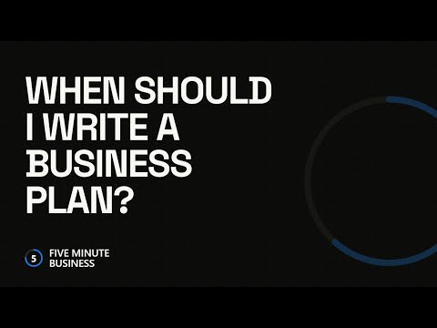 YouTube video thumbnail for: When Should I Write a Business Plan?