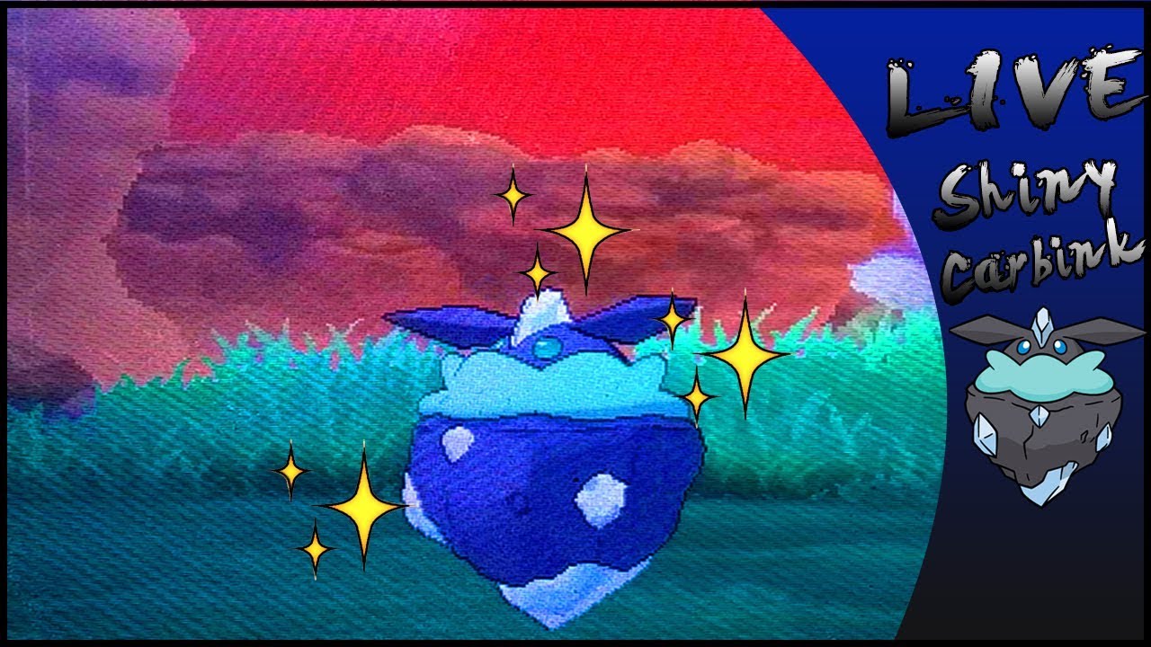 🔴LIVE Shiny Carbink on Pokemon Ultra Sun after 50 S.O.S encounters!! 🌟Gen 7 Shiny!!