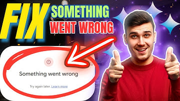 HOW TO FIX "SOMETHING WENT WRONG" IN GOOGLE GEMINI AI (BEST AND EASY) 2024!