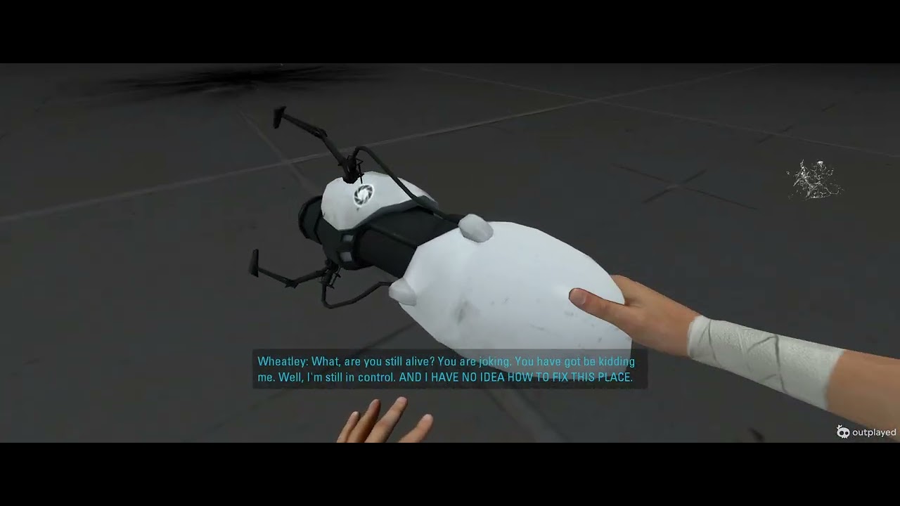 Portal 2 Wheatley boss fight + Credits song - YouTube