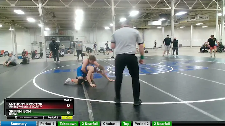 High School Boys 182 Griffin Ison Indiana Vs Antho...