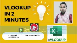 How to use VLOOKUP in Excel sheet in 2 minutes|