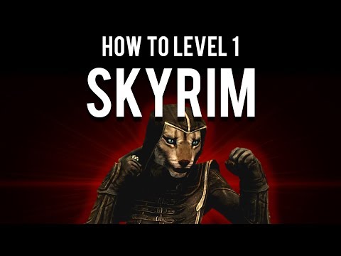 Видео: Как пройти Skyrim на 1 уровне