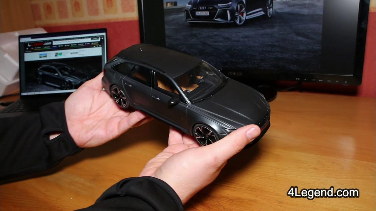 Unboxing Audi RS 6 Avant C8 - 1:18 GT Spirit Model - 4Legend.com 