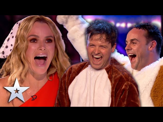 SURPRISE! Ant and Dec PRANK the Judges! | Unforgettable Audition | Britain's Got Talent class=