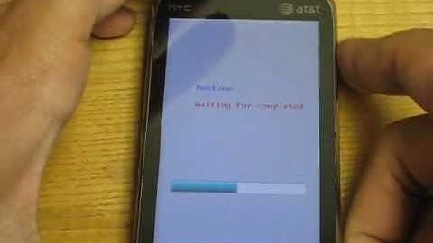 How to erase / reset HTC Tilt 2 personal data and phone settings (Alternative Method)
