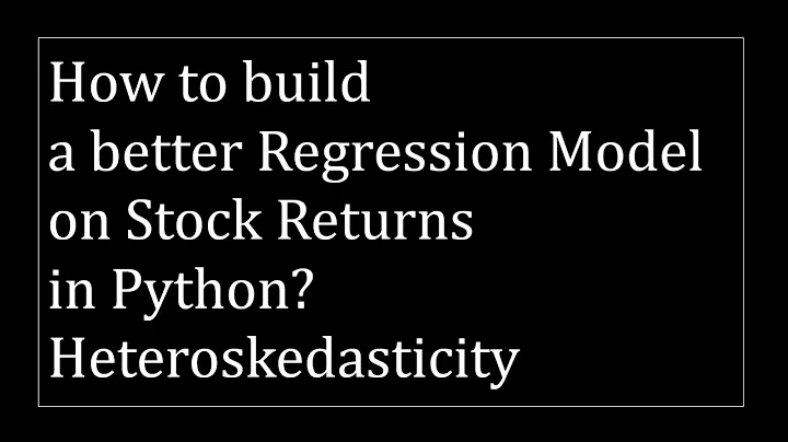 Violations of Regression Models: Testing for Heteroskedasticity in Python