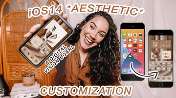 iOS 14 AESTHETIC CUSTOMIZATION | HOW TO SET UP iOS iPHONE HOME SCREEN