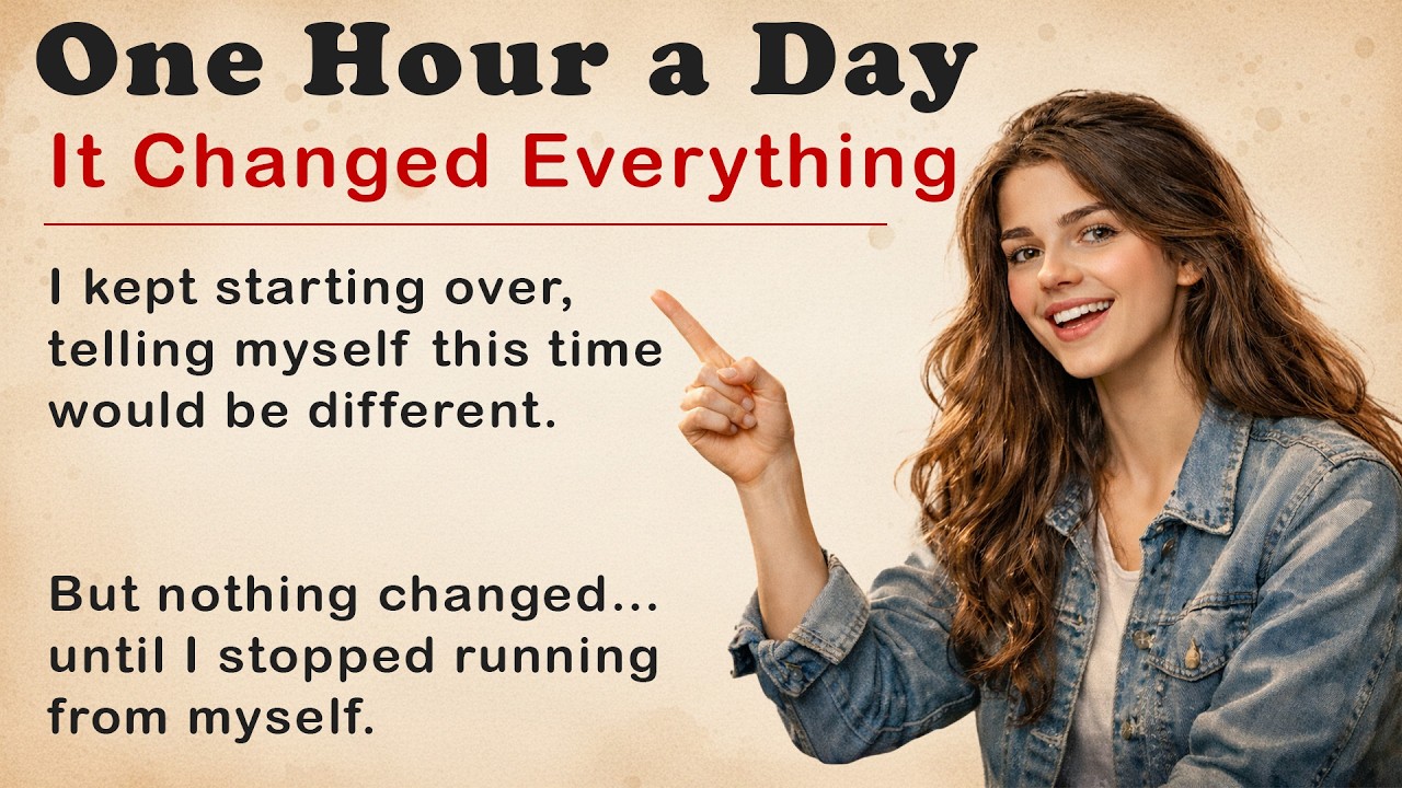 The Hour That Gave Me My Life Back || Graded Reader || Improve Your English ll Build Self-discipline