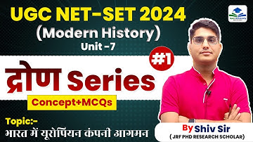 Modern History | Unit-7 | Concept + MCQs | UGC NET Dec 2024 | Apni University | By Shiv Sir