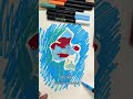 The child just drew a few strokes at random and asked me to turn it into a picture and kee