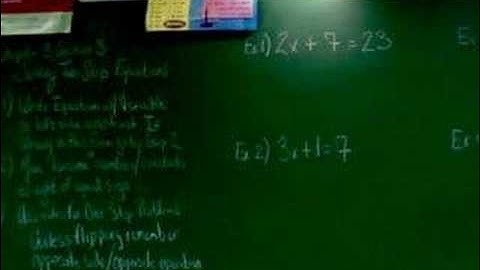 Chapter 3, Section 3: Part 1 - Solving Two Step Equations