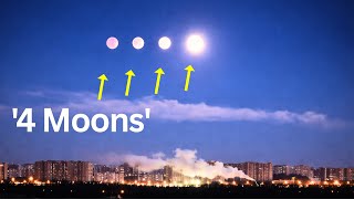 Empat Bulan di Langit? Rusia Menyaksikan Fenomena Langka Empat Bulan di Atas Cakrawala — Penjelas...