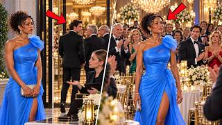 Billionaire Left His Black Wife Alone At The Ballroom Entrance—Then Everyone Inside Stood Up For Her