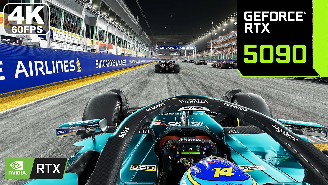 F1 25 | RTX 5090 32GB ( 4K Maximum Settings RTX ON / PATH TRACING ON ...