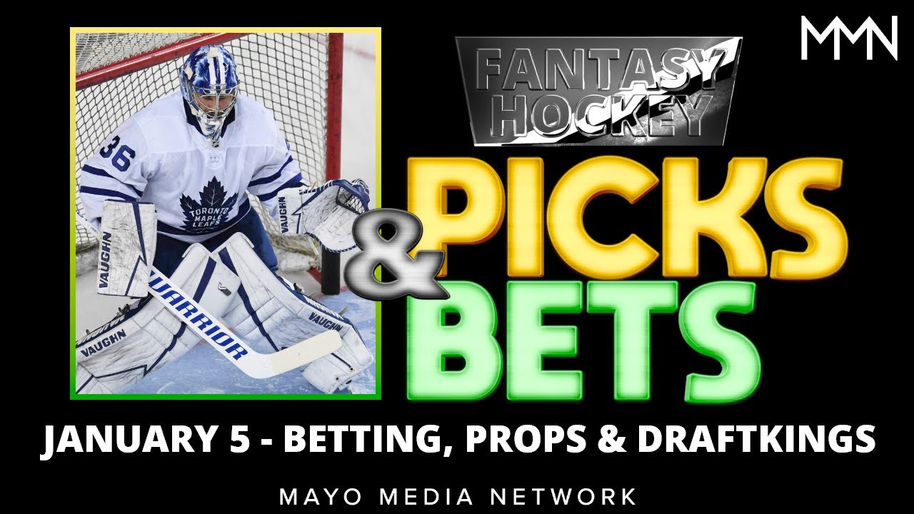 NHL DraftKings Picks Wednesday 1 5 22 NHL Bets Props DFS Picks 2022 Fantasy Hockey News 