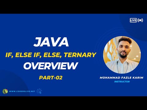 13.2 Java if, else if, Ternary and nested Ternary with Implementation #java #javatutorial #bangla