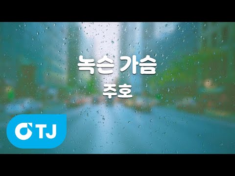 [TJ노래방] 녹슨 가슴 - 주호 / TJ Karaoke