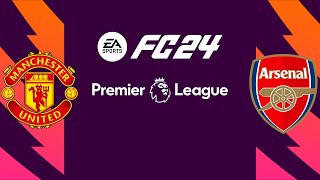 Manchester United vs Arsenal | Old Trafford | 2023-24 Premier League | EA FC 24