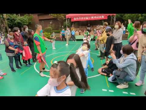 20221203台北市忠孝國小體表會：拔河紅藍對抗賽-二年丙班