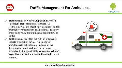 Traffic Management For Ambulance