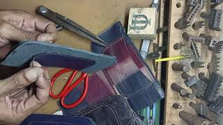 hand stitching #truckerwallet #handmade #leathergoods #mhrvs #mhrvsleather