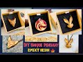 How to make unique jewelry-ASMR- DIY 5 pendants -wood+epoxy-  [Part 2]☘️