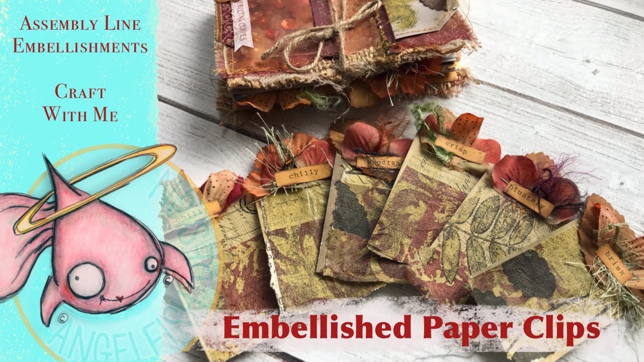CRAFT WITH ME Assembly Line Embellishment Making-Fall Forest Paper ...