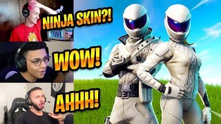 Streamers React To New Overtaker & Whiteout Skins - Fortnite Best Moments