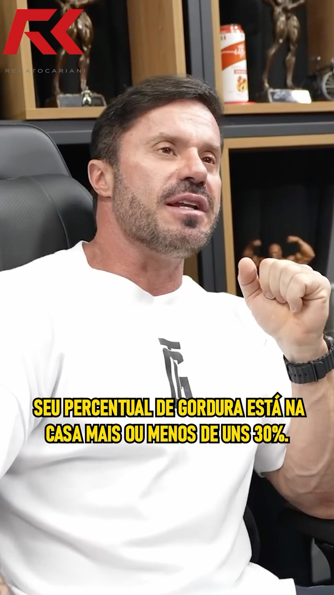CARIANI MANDA A REAL PARA O FELCA SOBRE O SEU PESO! #renatocariani #felca #peso #medida #fisico