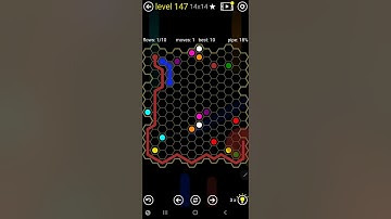 How To Solve Flow Free Hexes Extreme Rainbow Pack Level 147 Board Walk Through Solution Walkthrough