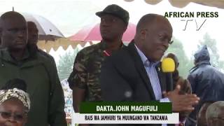 RAIS MAGUFULI AWATAKA WANANCHI WA BUSOKELO KUONDOKA KWENYE HIFADHI YA BARABARA KWA HIARI