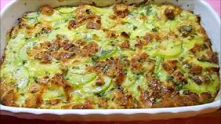 ЗАПЕКАНКА С КАБАЧКОМ