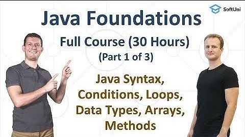 Java Foundations Certification   Full Course Part 1 3