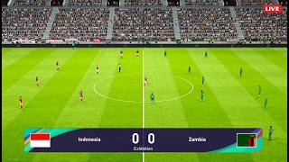 🔴 LIVE INDONESIA VS ZAMBIA MALAM INI ~ BAHASA INGGRIS UJI COBA DI PES AFC 2026