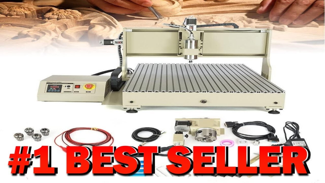 CNC Router Machine 2.2KW 4 Axis 6090 USB CNC Router Kit 3D - B0BMQ9M5FF