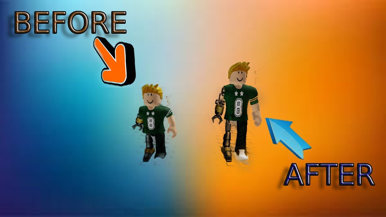 Roblox but every second you get taller - YouTube