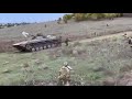 Les russes se rendent avec leur char bmp regadez russie ukraine poutine