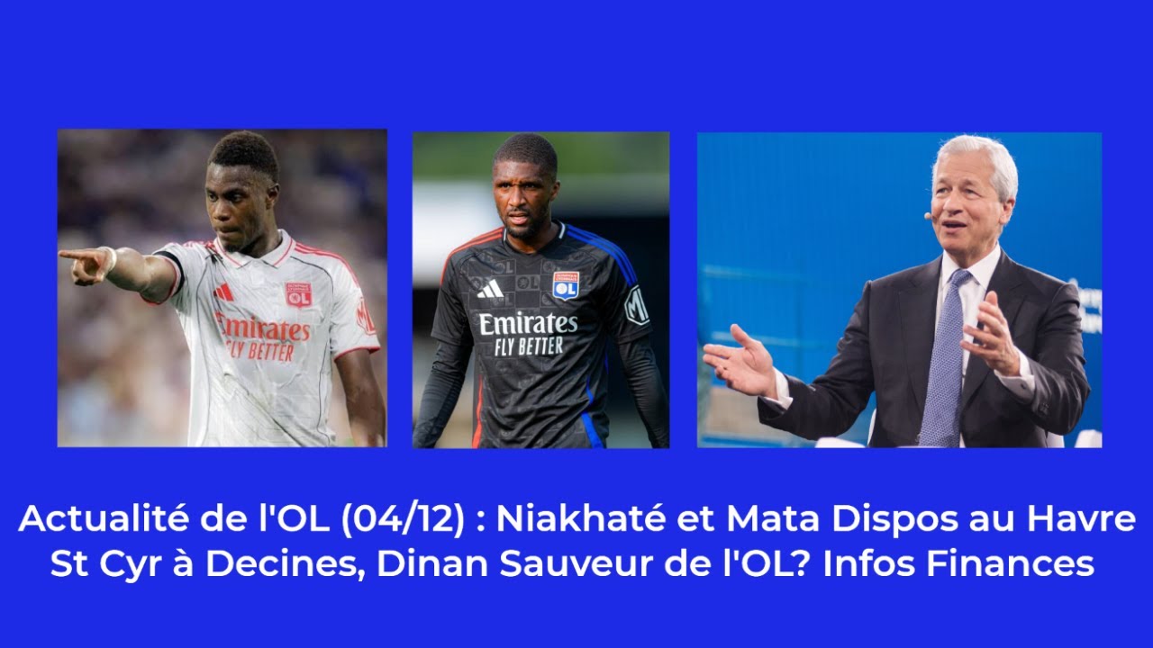 Actualité de l'OL (4/12): St Cyr à Décines, DNCG, Niakhaté/Mata, D. Gluzman