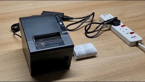Test Print for Thermal Receipt Printer - Xprinter (POS 80C)