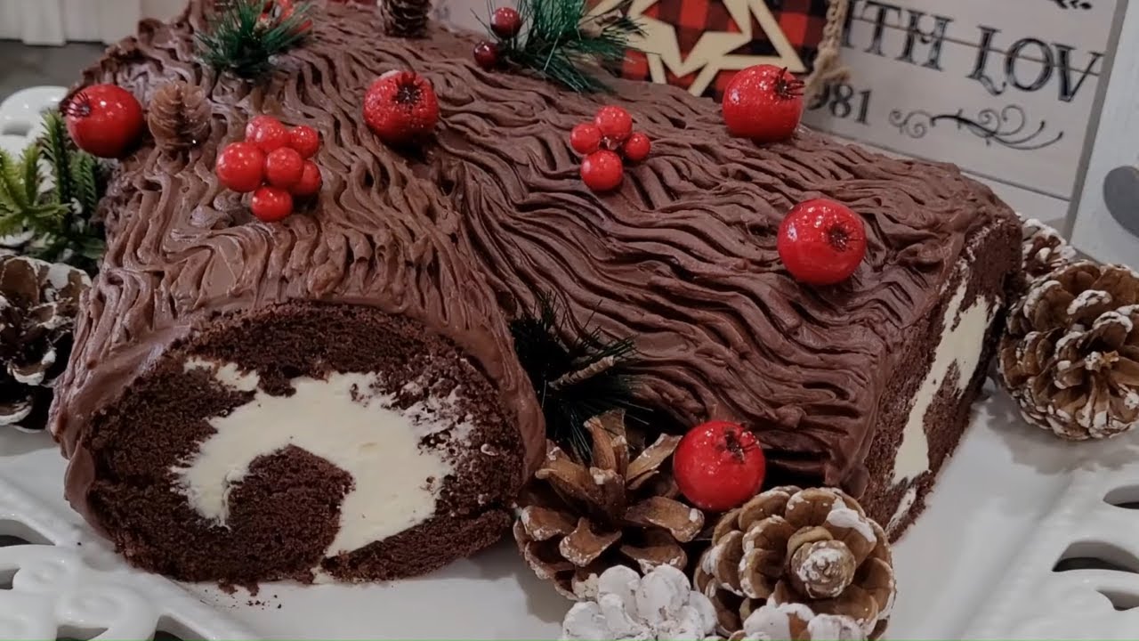 La bûche de Noël ( pour 6 à 8 personnes) - box Cake Master