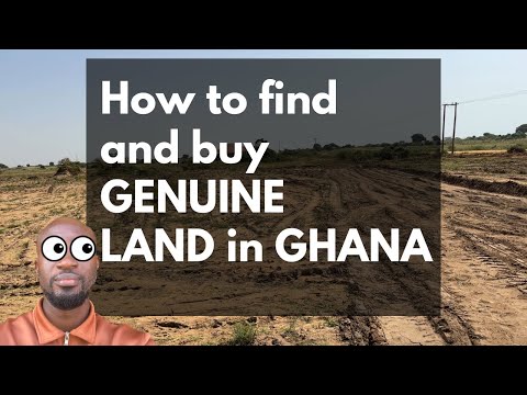 How to buy genuine land in Ghana 🇬🇭 for building a house!