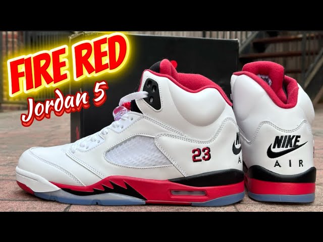 Coming back!! Jordan 5 Fire Red Black Tongue! Such a classic