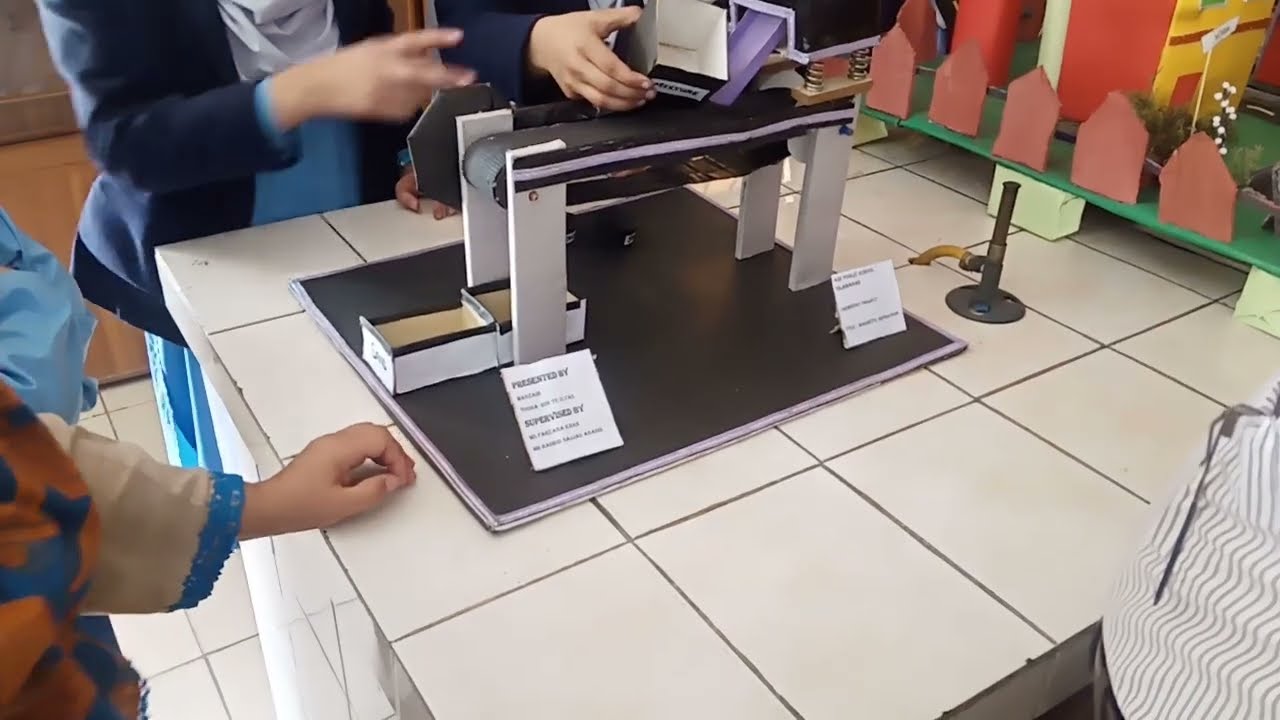 Working model of Magnetic separator | Science project 2025 | FBISE | ASF public school