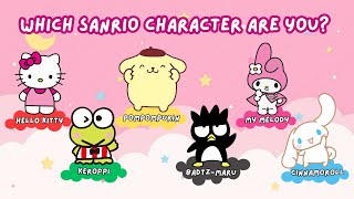 Which Sanrio Character Are You? 🎀 | Aesthetic Personality Quiz: Hello Kitty, My Melody & More!