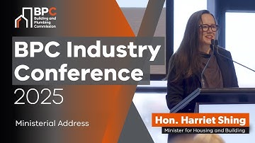 2025 BPC Industry Conference - The Hon. Harriet Shing