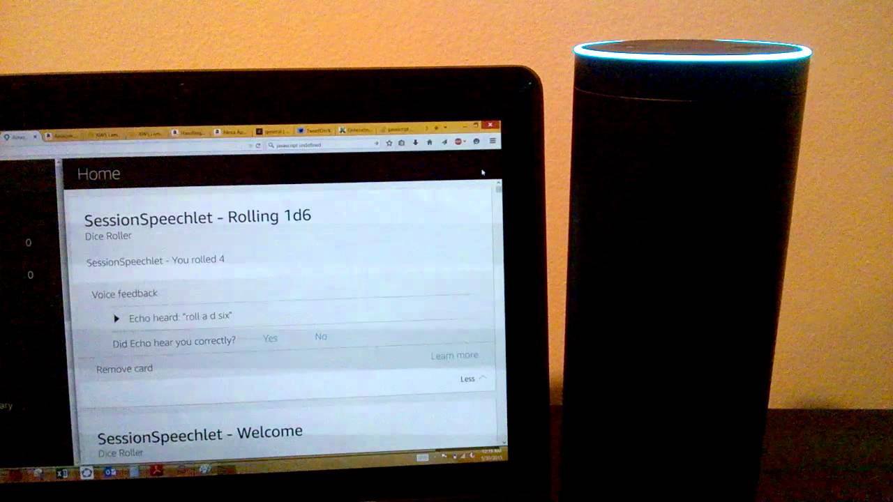 dice rolling probability calculator Amazon Echo Dice Roller App Prototype