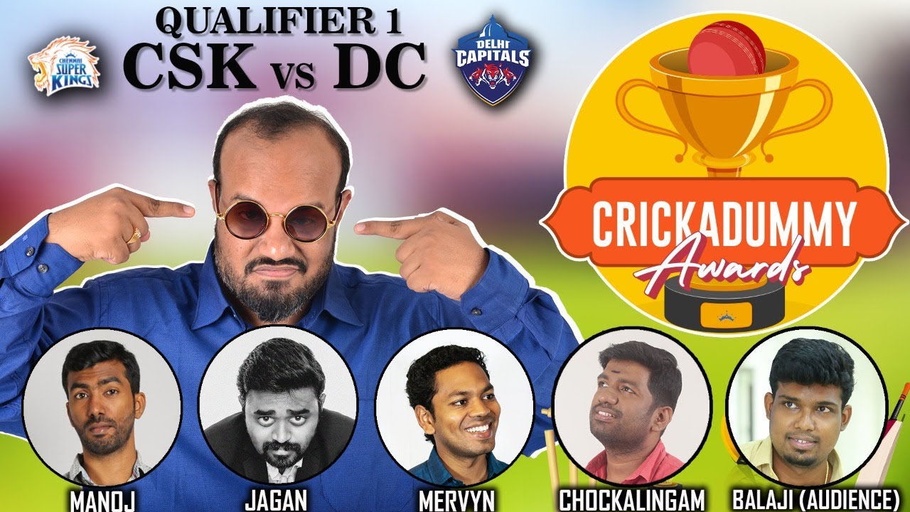 Crickadummy Awards - Qualifier 1 - CSK vs DC | IPL 2021 - YouTube