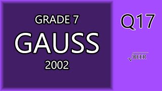 Gauss 7 2002 17